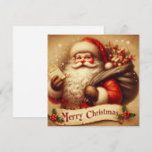 サンタクロース シーズンカード (正面/裏面)