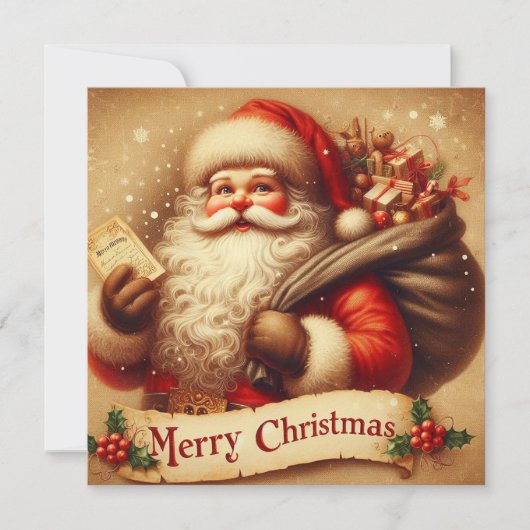 サンタクロース シーズンカード (正面)