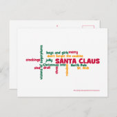 サンタクロース シーズンポストカード (正面/裏面)