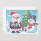 サンタクロース シーズンポストカード (正面/裏面)