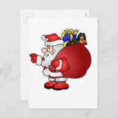 サンタクロース シーズンポストカード (正面/裏面)