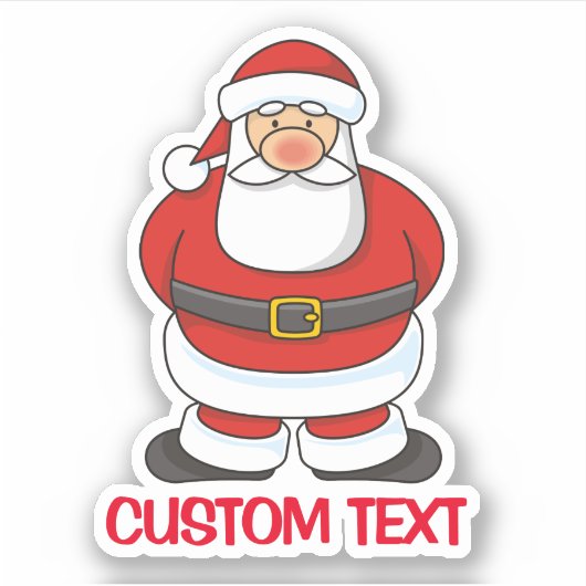 サンタクロース シール (正面)