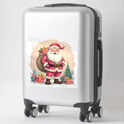 サンタクロース シール (スーツケース)