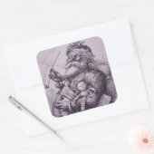 サンタクロース スクエアシール (封筒)