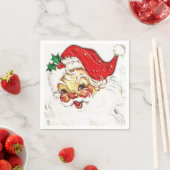 サンタクロース スタンダードカクテルナプキン (インサイチュ)
