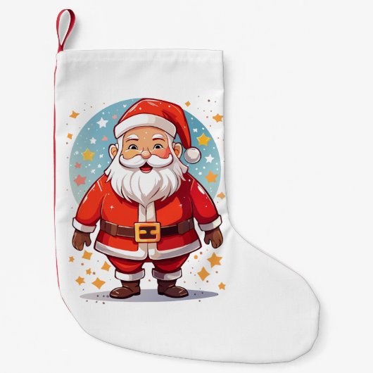 サンタクロース スモールクリスマスストッキング (正面)