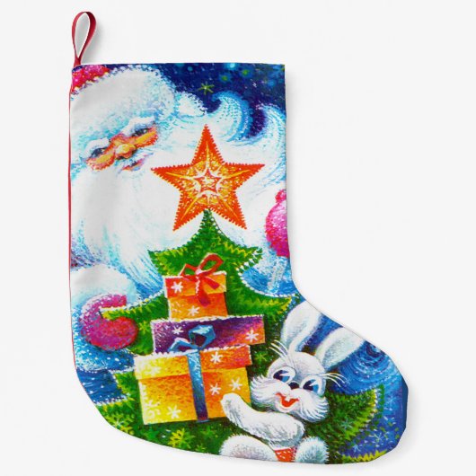サンタクロース スモールクリスマスストッキング (正面)