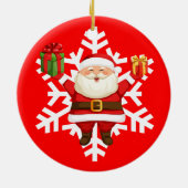 サンタクロース セラミックオーナメント (裏面)