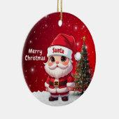 サンタクロース 🎅🎄 セラミックオーナメント (右)