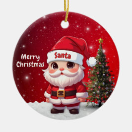 サンタクロース 🎅🎄 セラミックオーナメント