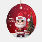 サンタクロース 🎅🎄 セラミックオーナメント (左)