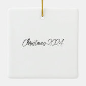 サンタクロース セラミックオーナメント (裏面)