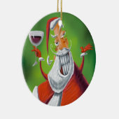 サンタクロース セラミックオーナメント (右)