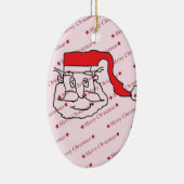 サンタクロース セラミックオーナメント (右)