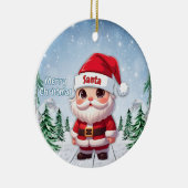 サンタクロース 🎅🎄 セラミックオーナメント (右)