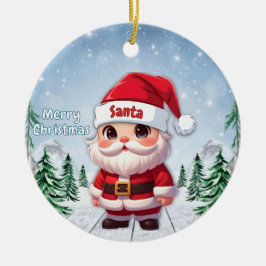 サンタクロース 🎅🎄 セラミックオーナメント