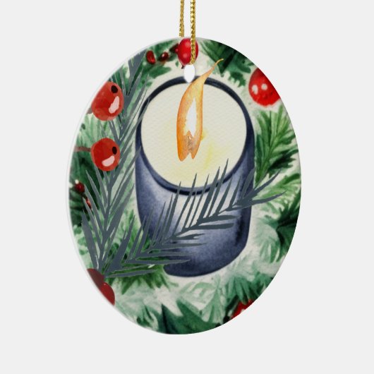 サンタクロース セラミックオーナメント (右)