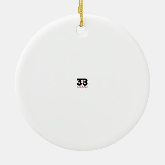 サンタクロース セラミックオーナメント (裏面)