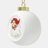 サンタクロース セラミックボールオーナメント (右)