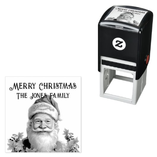 サンタクロース・セントニコラス・クリスマスのパーソナライズ セルフインキングスタンプ (インサイチュ)