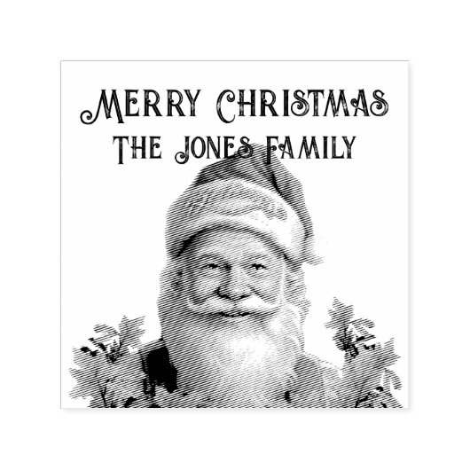 サンタクロース・セントニコラス・クリスマスのパーソナライズ セルフインキングスタンプ (デザイン)