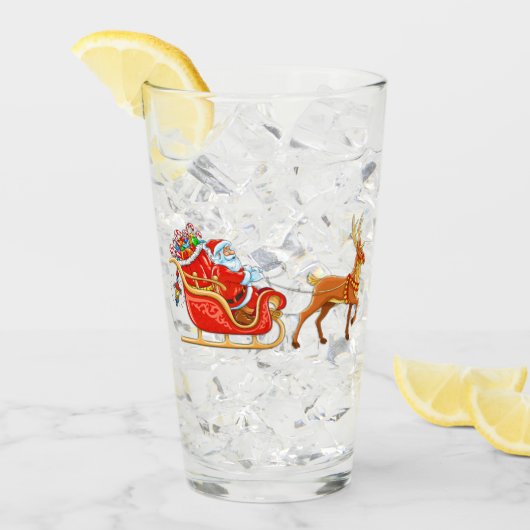 サンタクロース タンブラーグラス (アイス正面)
