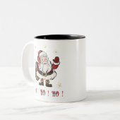 サンタクロース ツートーンマグカップ (正面左)