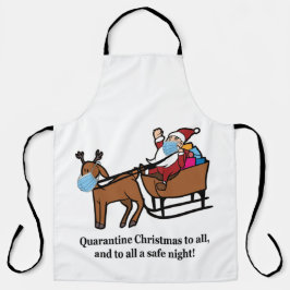 サンタクロース、トナカイ、そして隔離クリスマス、ZSD エプロン