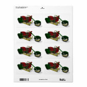 サンタクロース・トライク ラベル (フルシート)