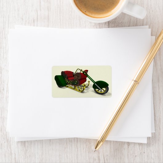 サンタクロース・トライク ラベル (インサイチュ)