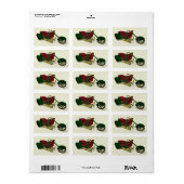 サンタクロース・トライク ラベル (フルシート)