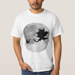 サンタクロース・ドラゴンライダースリー Tシャツ