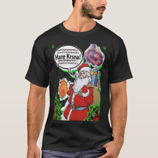 サンタクロース-ノウサギのKrishnaのॐ Tシャツ