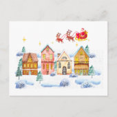 サンタクロース ノースポール クリスマスビレッジ ポストカード (正面)