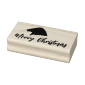 サンタクロース・ハット・メリー・クリスマススクリプト ラバースタンプ (スタンプ)