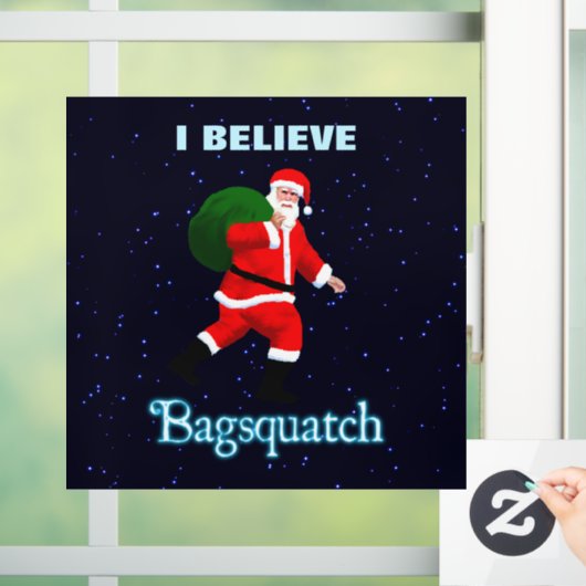 サンタクロース – バグスクアッチ木造 ウィンドウサイン (ホーム)