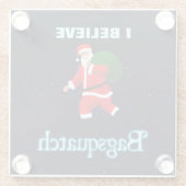 サンタクロース – バグスクアッチ ガラスコースター (裏面)