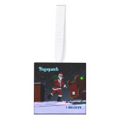 サンタクロース – バグスクアッチ キューブオーナメント (正面)