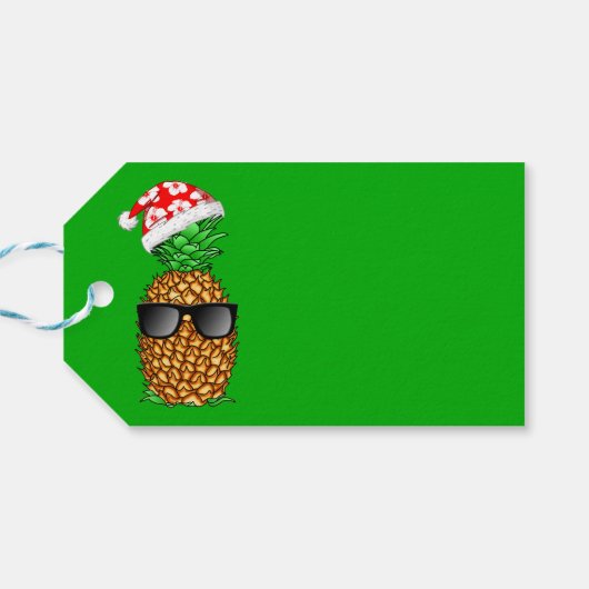 サンタクロース・パイナップル ギフトタグ (裏面横)