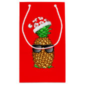 サンタクロース・パイナップル スモールペーパーバッグ (裏面)