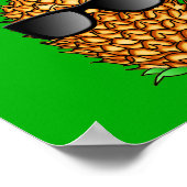 サンタクロース・パイナップル ポスター (角)