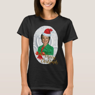 サンタクロース ヒラリー・クリントン おもしろくてひどいクリスマス C Tシャツ