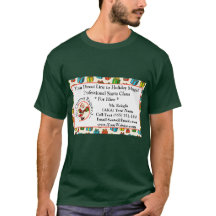 サンタクロース ビジネス ホリデー マジック Tシャツ