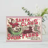 サンタクロース ビンテージ イラストレーションスレイ シーズンカード (スタンド正面)