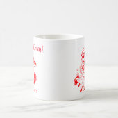 サンタクロース ビンテージ クリスマス コーヒーマグ カップ (中央)