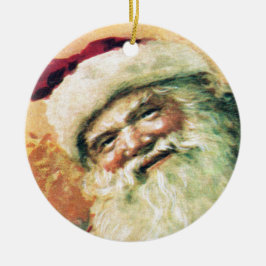 サンタクロース ビンテージ クリスマス セラミックオーナメント