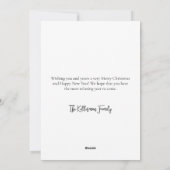 サンタクロース ピンクのクリスマス シーズンカード (裏面)