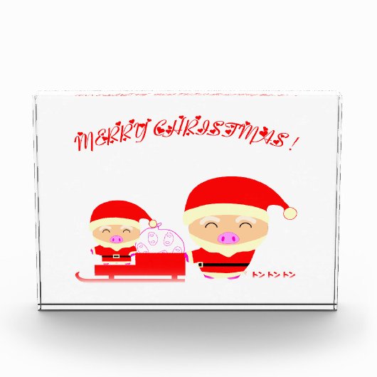 サンタクロース フォトブロック (正面)
