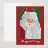 サンタクロース フラット ノート カード (正面/裏面)