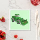 サンタクロース・ブルドーザー社 スタンダードカクテルナプキン (インサイチュ)